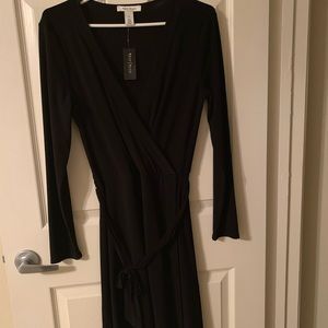 Black wrap dress NWT